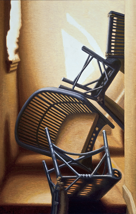 Painting by Stuart Ober