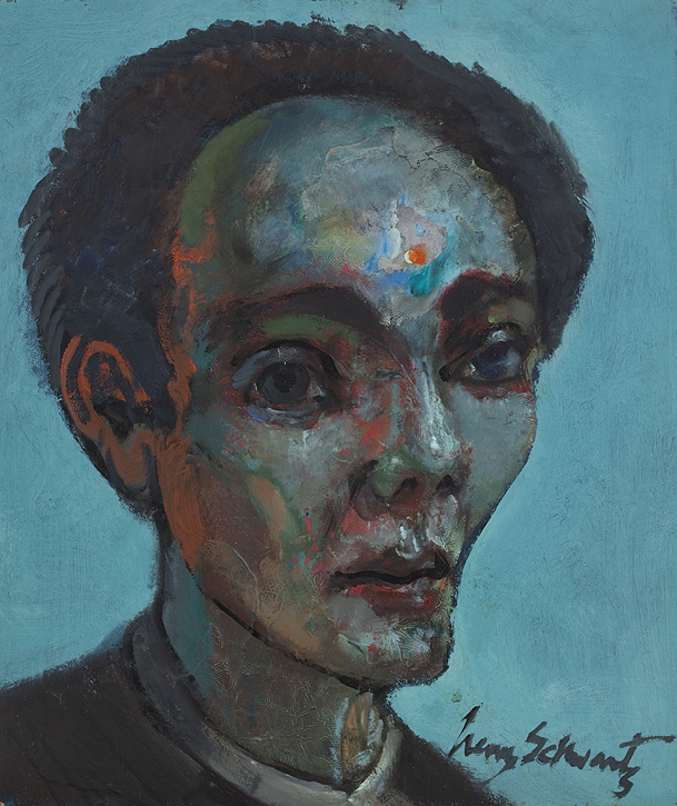 Painting by Henry Schwartz