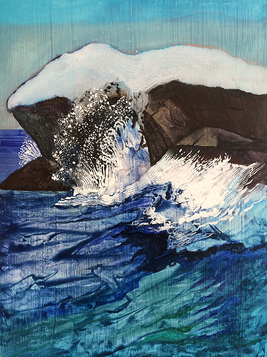 Painting by Julia von Metsch Ramos