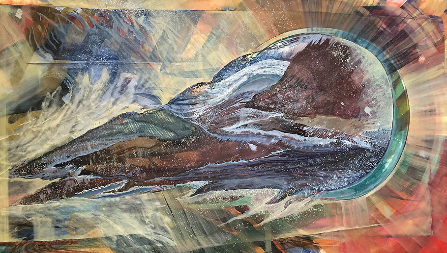 Painting by Julia von Metsch Ramos