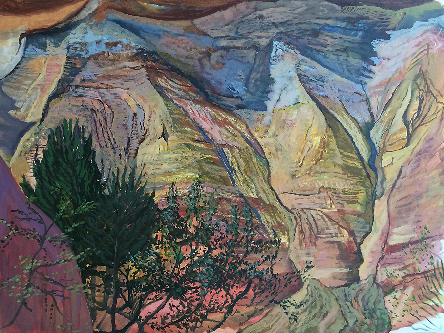 Painting by Julia von Metsch Ramos