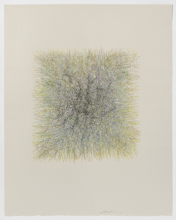 Painting on paper by Masako Kamiya