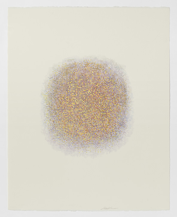 Painting on paper by Masako Kamiya