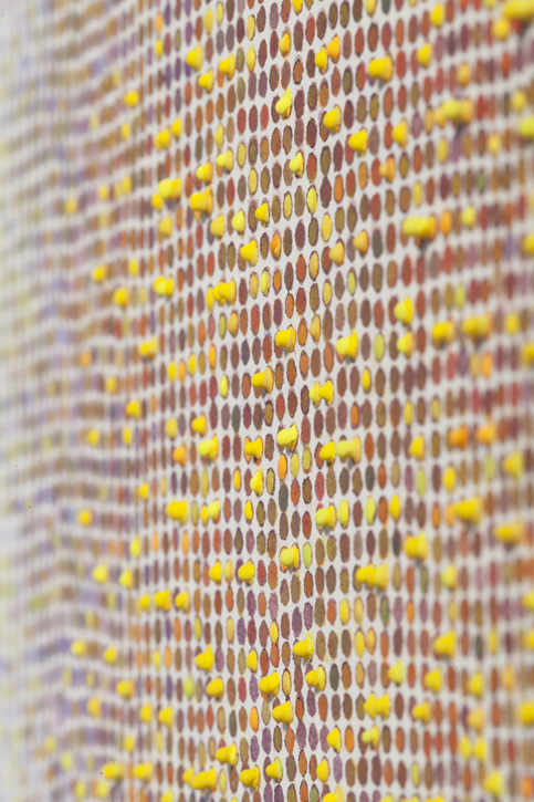 Painting on paper by Masako Kamiya