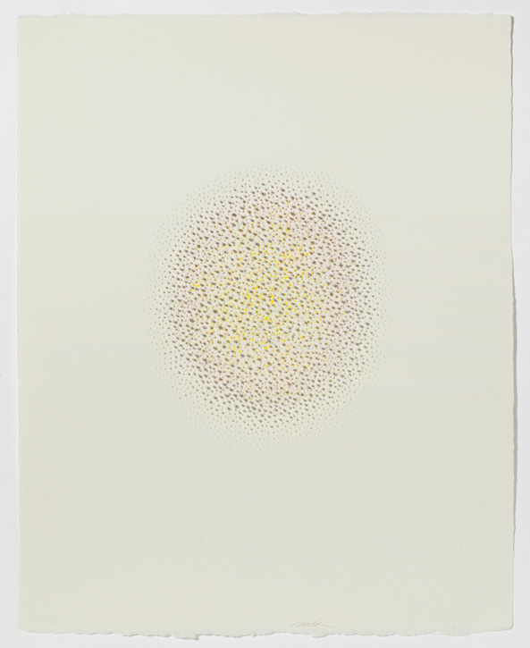 Painting on paper by Masako Kamiya