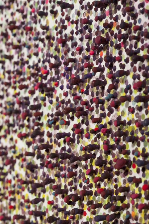 Detail of painting by Masako Kamiya
