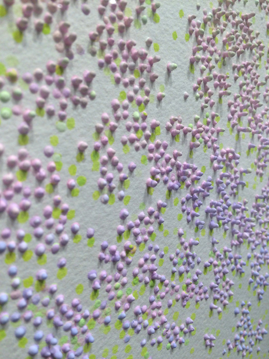 Detail of painting by Masako Kamiya