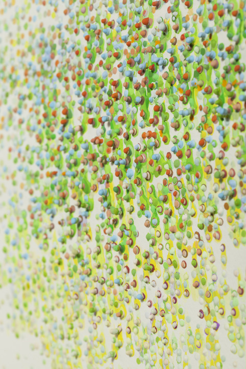 Detail of painting by Masako Kamiya