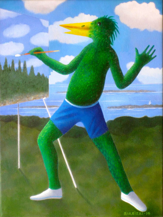 Painting by Joseph Barbieri