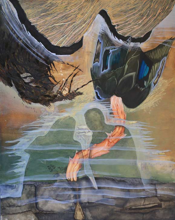 Painting by Julia Von Metzsch