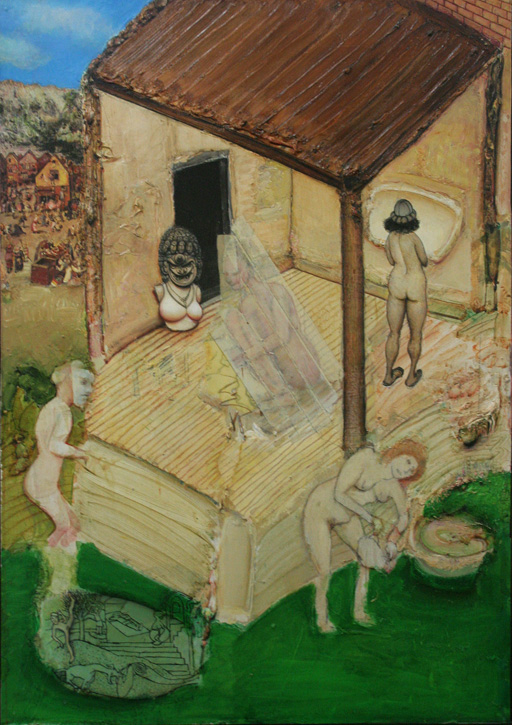 Painting by Gregory Gillespie