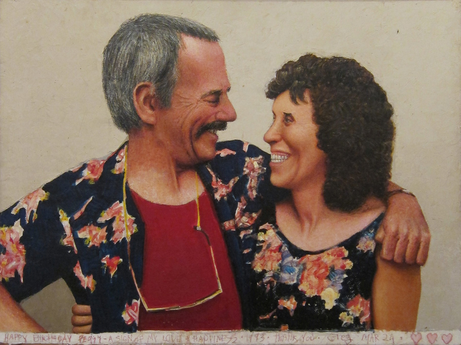 Painting by Gregory Gillespie