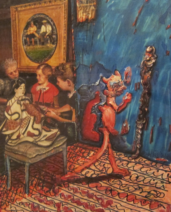 Painting by Gregory Gillespie