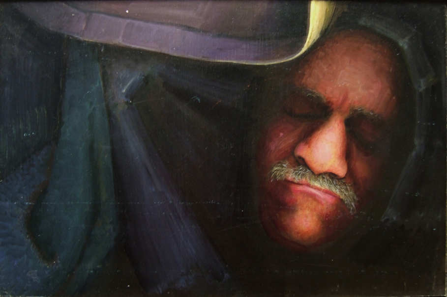 Painting by Gregory Gillespie
