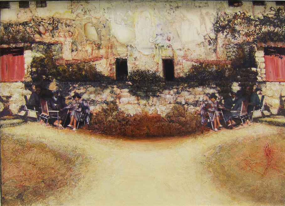 Painting by Gregory Gillespie