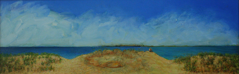 Painting by Gregory Gillespie