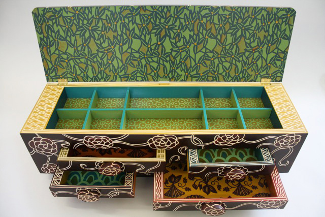 Detail of piece by Jenna Goldberg