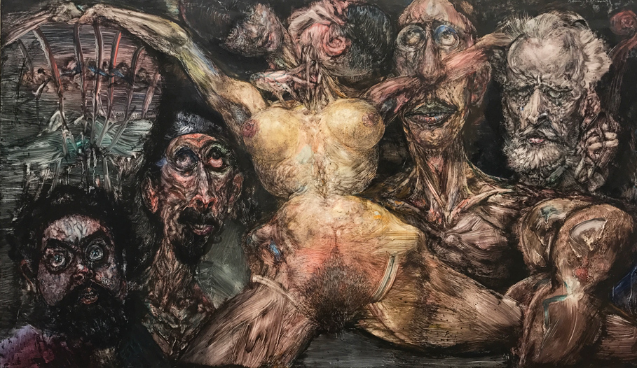 Painting by Henry Schwartz