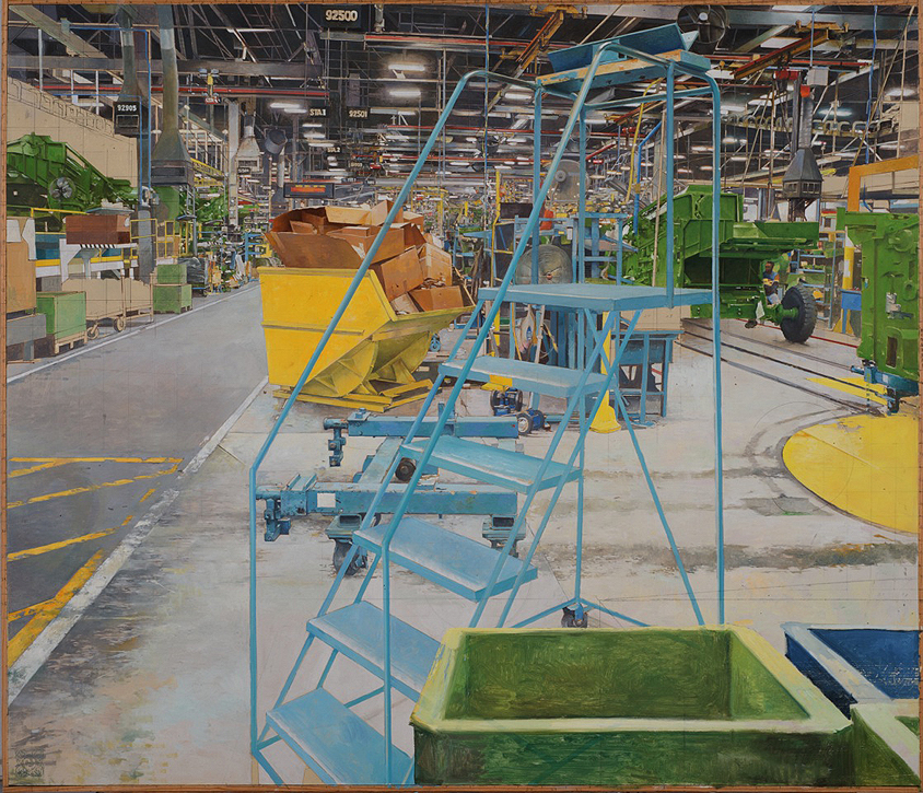 Painting by Joseph McNamara