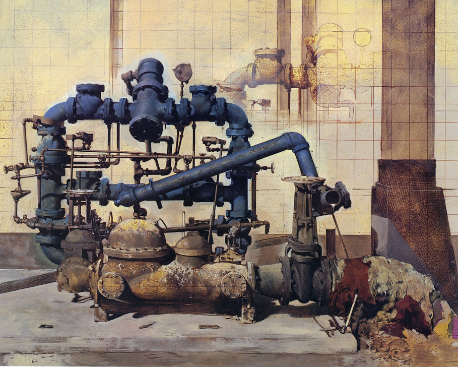 Painting by Joseph McNamara