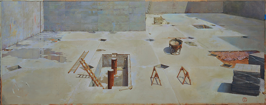 Painting by Joseph McNamara
