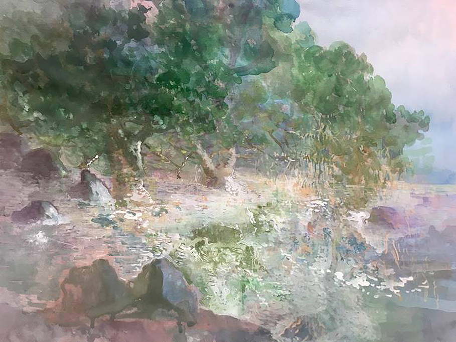 Painting by Robert Ferrandini
