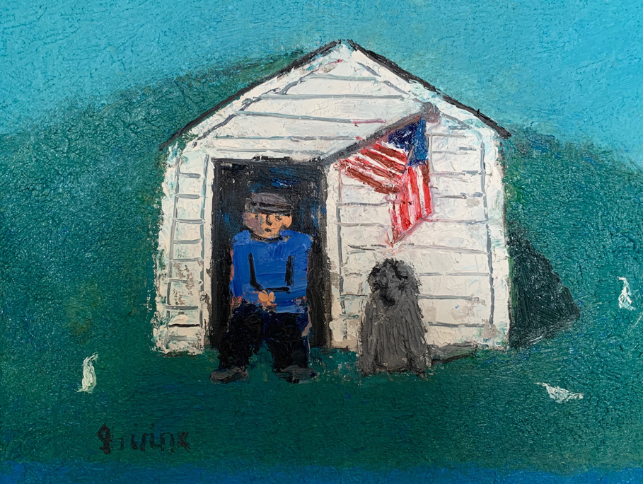 Painting by William Irvine