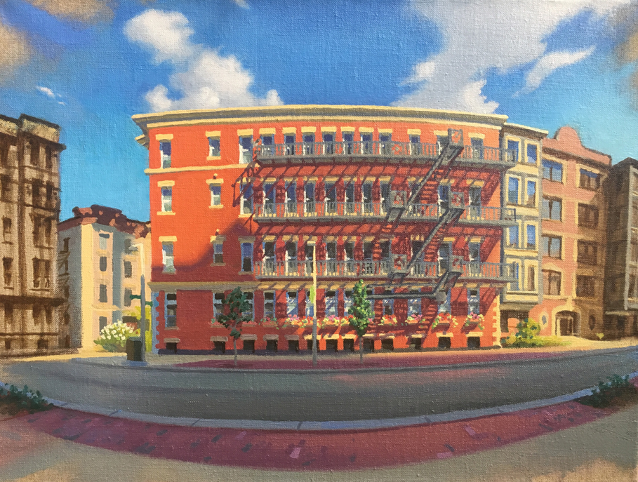 Painting by Ed Stitt