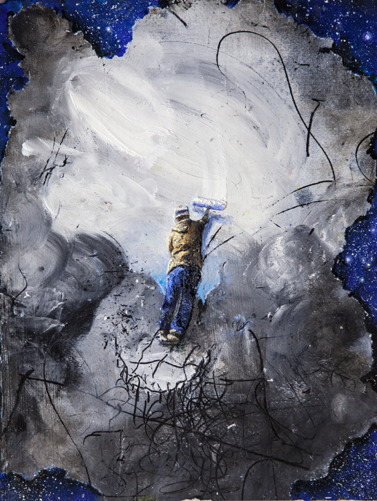 Painting by Gerry Bergstein