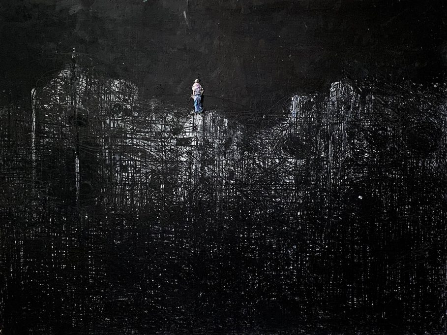 Painting by Gerry Bergstein